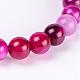 Agate à rayures naturelles/perles d'agate à bandes AGAT-6D-3-3