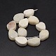 Brins de perles de cristal de quartz druzy en forme de larme G-F147-03-2