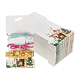 Fingerinspire 120pcs tarjetas de exhibición de clip de pelo de papel DIY-FG0004-25B-1