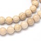 Riverstone naturel brins de perles rondes G-O087-08-10mm-2