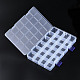 Recipientes rectangulares de almacenamiento de perlas de polipropileno (pp) CON-S043-039A-3