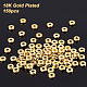 PandaHall 18K Gold Plated Spacer Beads FIND-PH0005-67-5