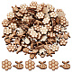 OLYCRAFT 120Pcs 2 Style Mini Wood Stud Earring Blanks Bees & Honeycomb Wood Studs Earring No Hole Bee Theme Studs Wood Earrings Blanks for DIY Crafts Earrings Making Jewelry Accessories Supplies WOOD-OC0003-50-1