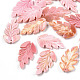 Natural Pink Shell Pendants SSHEL-H068-02-7