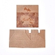 創造的なポータブル折りたたみ紙の引き出しボックス  ジュエリーキャンディーウェディングパーティーギフト包装箱  長方形  花柄  カラフル  箱：8.4x6x3センチメートル CON-D0001-04A-4