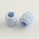 Acrylique coloré de style artisanal perles européennes MACR-Q157-M46-2