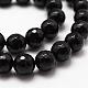 Natural Black Onyx Beads Strands G-D840-22-8mm-3