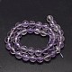 Faceted Natural Ametrine Round Bead Strands G-F266-15-10mm-2