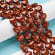 Chapelets de perles en jaspe rouge naturel G-C062-A10-01-2