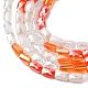 Chapelets de perles en verre électroplaqué&nbsp;EGLA-D300-05-14-3