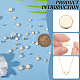 Benecreat 50 pièces 5 styles support placage laiton perles d'espacement KK-BC0012-59-4