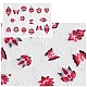5D Stereoscopic Embossed Art Water Transfer Stickers Decals MRMJ-S008-086O-1