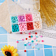 400Pcs 8 Colors Handmade Polymer Clay Beads CLAY-PJ0001-01-3