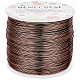 BENECREAT 20 Gauge (0.8mm) Aluminum Wire 770FT (235m) Anodized Jewelry Craft Making Beading Floral Colored Aluminum Craft Wire - Brown AW-BC0001-0.8mm-11-1