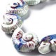 Handmade Porcelain Ceramic Beads Strands PORC-Q265-011A-3