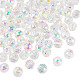 80 шт. стеклянные бусины с полурадужным покрытием EGLA-TA0013-04A-3