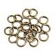 Messing Open Ringe springen&nbsp;KK-NH0012-01C-AB-1