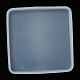 シリコンモールド  レジン型  UVレジン用  エポキシ樹脂ジュエリー作り  正方形  ホワイト  6.4x6.4x0.9cm  インナーサイズ：6x6x0.7センチメートル DIY-I011-03A-2