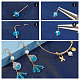CREATCABIN 1 Box 300Pcs 18K Gold Plated Ball Head Pins Wire Headpins Needles Gauge Satin Pins Beautiful Bead Earring Pendant Beading Jewelry DIY Craft Making Golden 21x2mm KK-CN0001-17-5