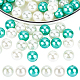 PandaHall Elite 60Pcs 3 Colors Custom Resin Imitation Pearl Beads RESI-PH0001-90-1