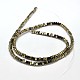 Electroplate Non-magnetic Synthetic Hematite Beads Strands G-I175-07B-2