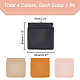 Nbeads 4Pcs 4 Style Imitation Leather Coin Purse ABAG-NB0001-60A-2
