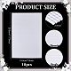 塩ビシート  長方形  ホワイト  298x198x2.5mm&nbsp;DIY-WH0622-688C-2