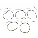 Bracelets réglables de perles tressées avec cordon en nylon BJEW-P256-B32-2
