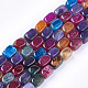 Natural Dragon Veins Agate Beads Strands G-T125-23G-1