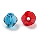 1080 pièce de perle de verre transparente de 24 couleurs GLAA-H026-02-4