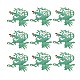 Chinese Style Alloy Enamel Chandelier Components Links X-ENAM-E329-65A-G-1