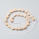Brins de perles en pierre naturelle rose du désert G-I271-F01-2