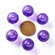 透明なアクリルビーズ  ラウンド  青紫色  16x15mm  穴：2.8mm  約220個/500g MACR-S370-A16mm-748-3