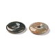 Donut / Pi Disc natürliche Edelstein Anhänger G-L234-30mm-12-3
