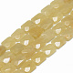 Topazio naturale fili di perle di giada G-T072-02-1