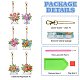 Flower Envelope DIY Pendant Decoration Kit PW-WG51724-01-5