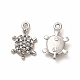316 Surgical Stainless Steel with Crystal Rhinestone Charms STAS-G305-06P-1