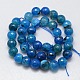 Natural Agate Round Beads Strand G-L084-10mm-36-3