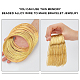 BENECREAT 250 Loop Jewelry Wire Gold Memory Beading Wire Bangle Bracelet Wire for Wire Wrap DIY Jewelry Making (22 Gauge TWIR-BC0001-15G-4