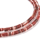 Natürliche rote Jaspis Perlen Stränge G-G783-16-3