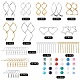 Kit de fabrication de boucles d'oreilles pendantes en perles bricolage DIY-SZ0009-04-3