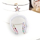 Porte-clés en alliage strass&nbsp;PW-WGAC50D-02-1