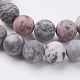 Chapelets de perles de jaspe zèbre rose naturel X-G-J376-46F-4mm-3