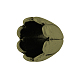Тибетский сплав стиля мульти-лепесток крышки шарика TIBE-00722-AB-FF-2