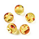 Perles d'ambre d'imitation de résine RESI-N034-01-C03-2