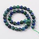 Natural Chrysocolla and Lapis Lazuli Beads Strands G-J240-07-6mm-2