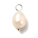 Natural Cultured Freshwater Pearl Pendants PALLOY-JF00942-03-1