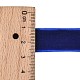 5/8インチの片面ベルベットリボン  ダークブルー  5/8インチ（15.9mm）  約25ヤード/ロール（22.86メートル/ロール） OCOR-R019-15.9mm-175-2