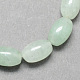 Oval Shaped Natural Gemstone Green Aventurine Stone Beads Strands G-S106-9x6mm-09-1