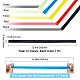 Gorgecraft 12 Farben Silikon-Handtuchbänder für Strandkörbe AJEW-GF0006-86-2